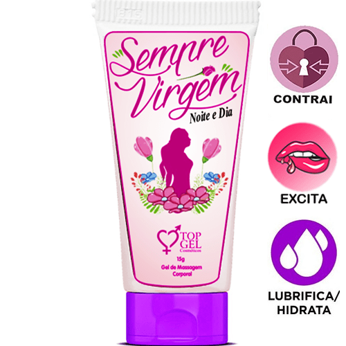 Sex Shop Atacado E Varejo Top Gel Cosméticos Sempre Virgem Gel Adstringente Vaginal 15ml 4660